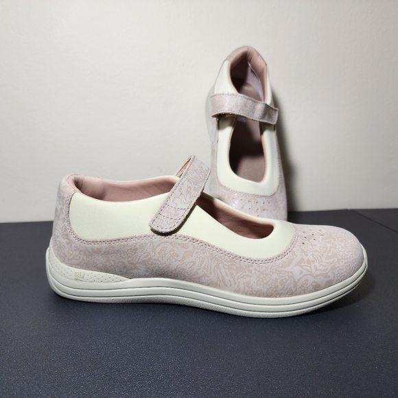 Drew Rose Womens Beige Leather Mary Jane Orthopedic Diabetic Comfort Shoes Sz 8 - Picture 9 of 10